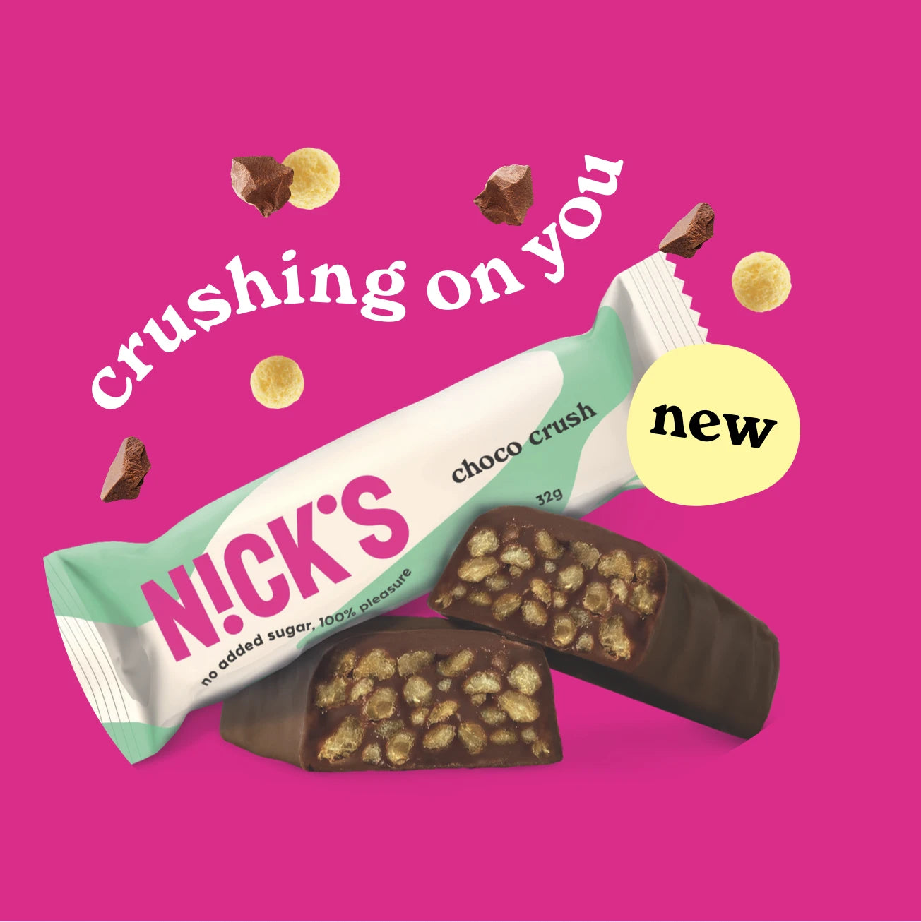 Šokoladas "choco crush" 15 x 32g