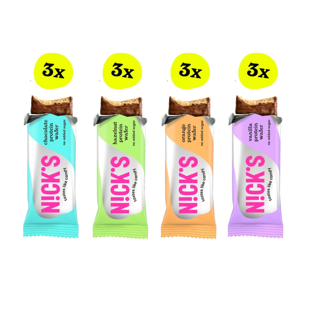 Proteino vaflių mišinys 12 x 40g