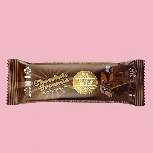 Baltyminis batonėlis „šokoladinis braunis“ 55g