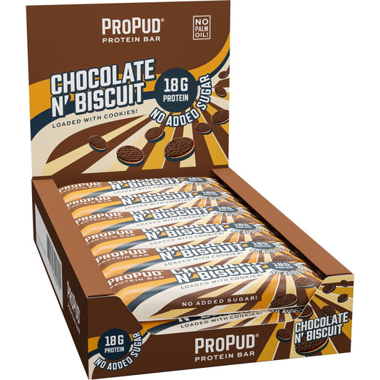 NJIE - ProPud proteiinibatoon "chocolate n' biscuit" 12 x 55g - njom.ee