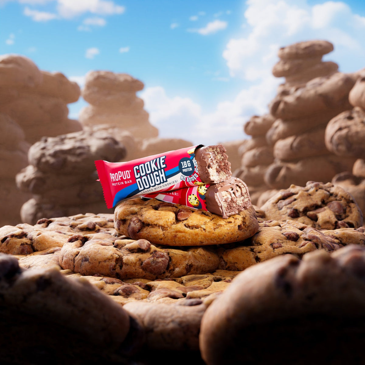 NJIE ProPud Cookie Dough Protein Bar 55 g