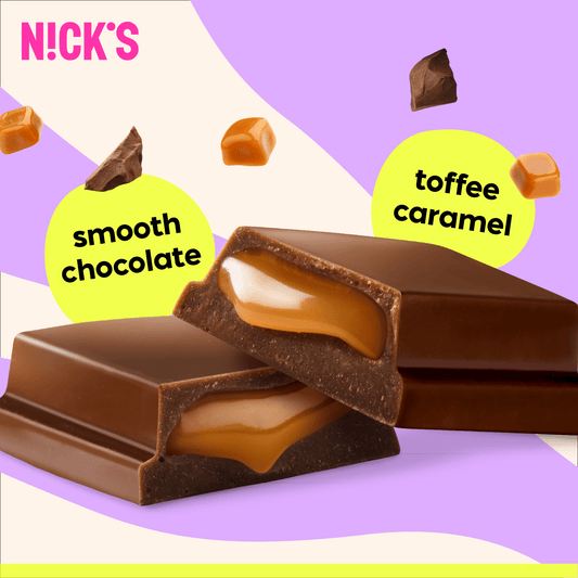 NICK'S - Šokolaad ''Soft toffee'' 15 x 28g - njom.ee