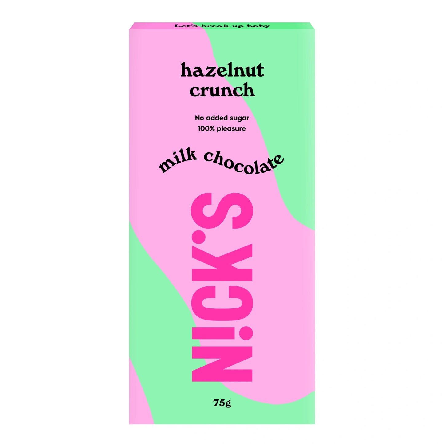 NICK'S - Šokolaaditahvel ''hazelnut crunch'' 75g - njom.ee