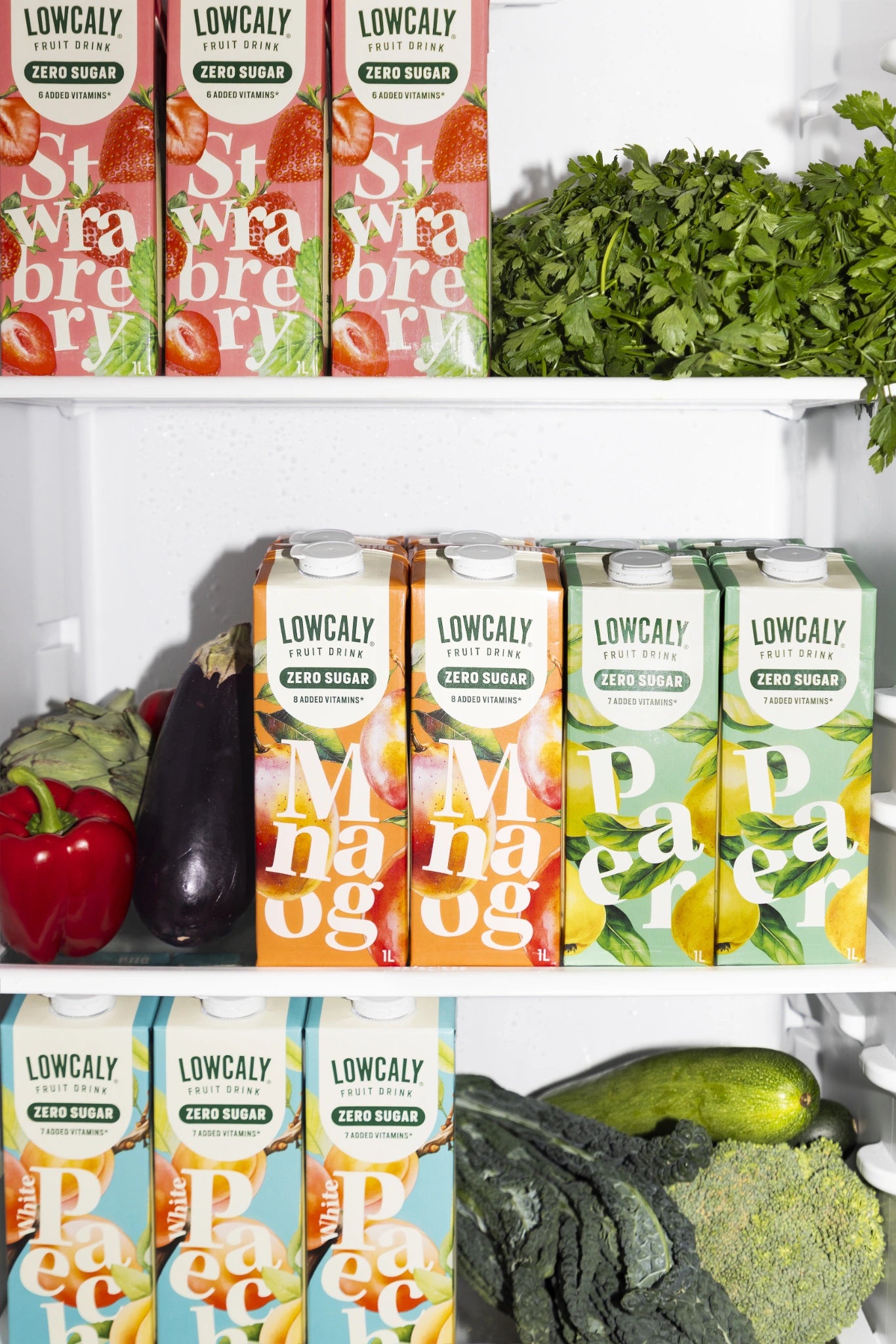 Lowcaly be cukraus vaisių gėrimas "mango" 10 x 1L