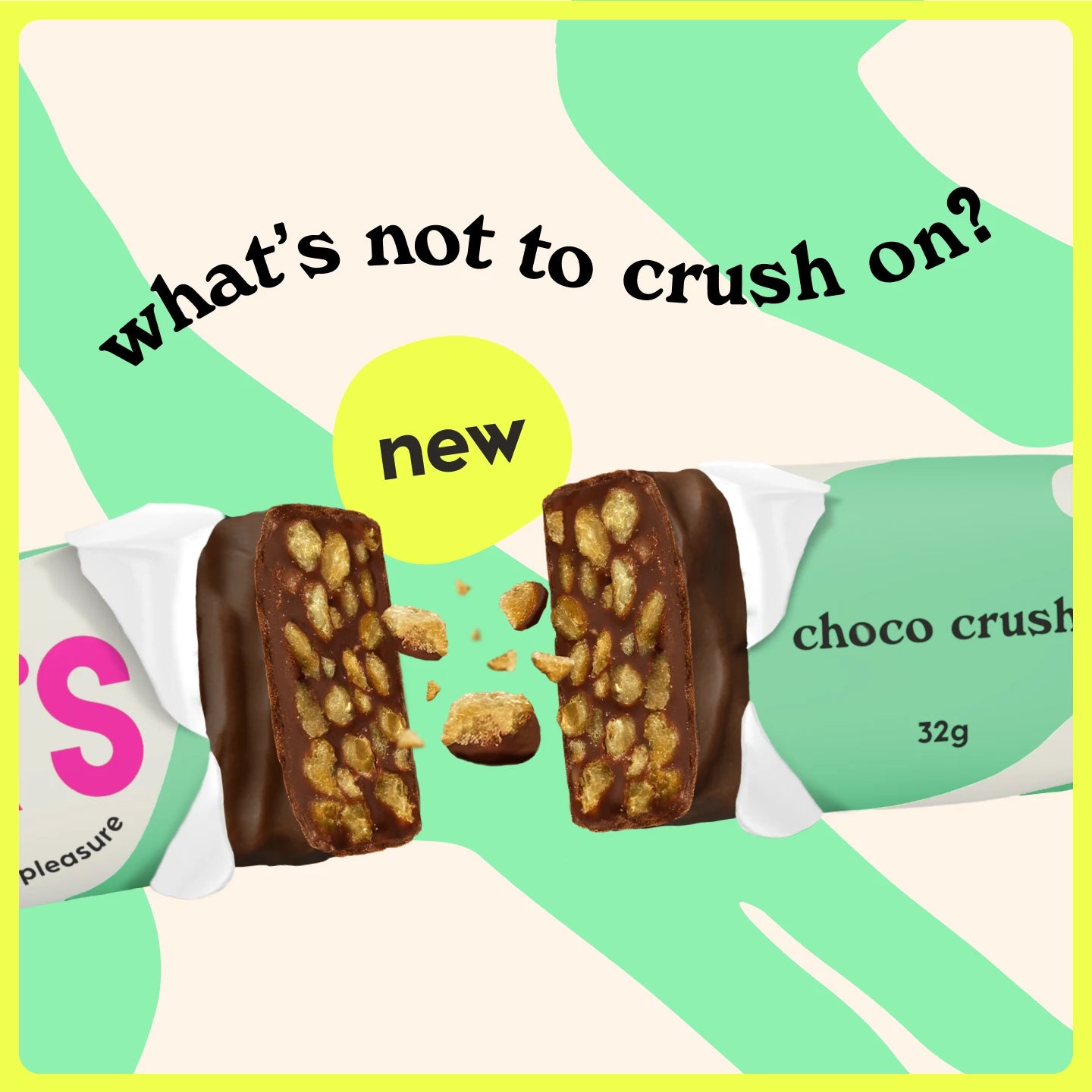 Šokoladas "choco crush" 15 x 32g