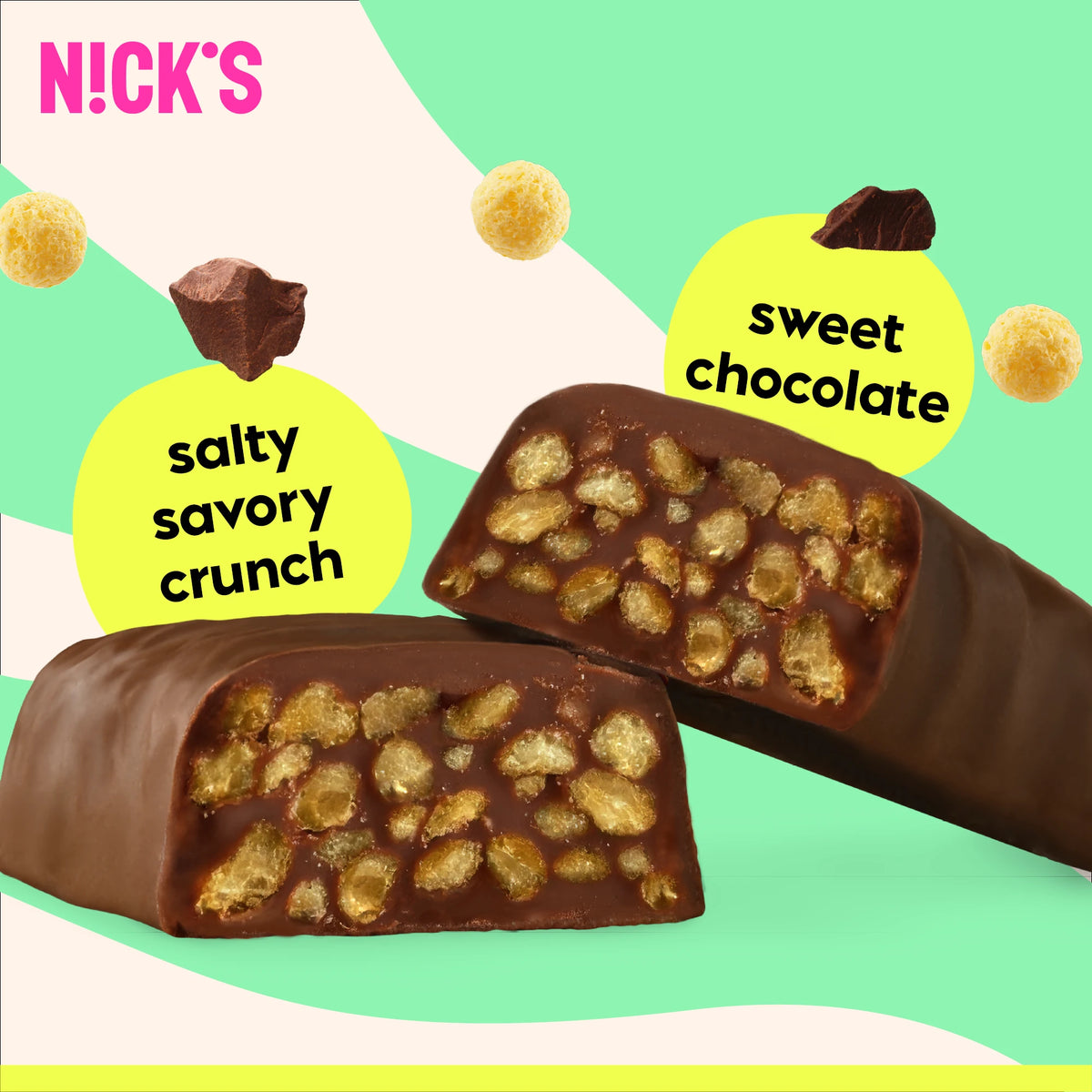 Choco Crush šokoladas 32g dėžė 15 vnt.