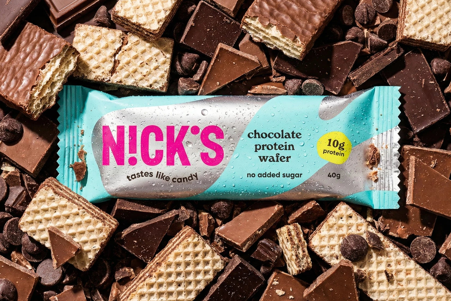 Proteino vaflis „šokoladas“ 12 x 40g