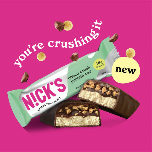 Baltymų batonėlis "choco crush" 12 x 50g