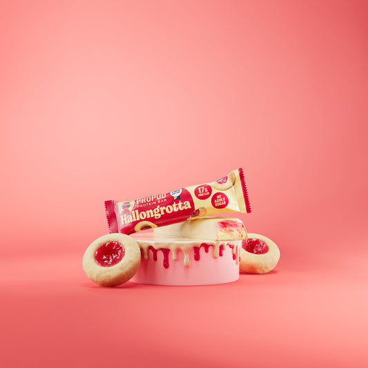 ProPud baltymų batonėlis „aviečių urvas“ 55g