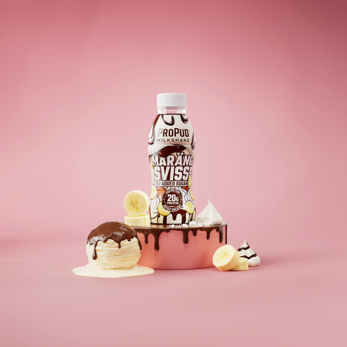NJIE ProPud Marängsviss Protein Shake 330 ml