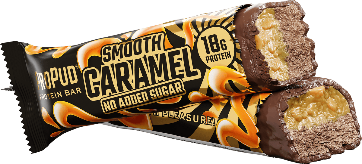 NJIE ProPud Smooth Caramel Protein Bar Box of 12