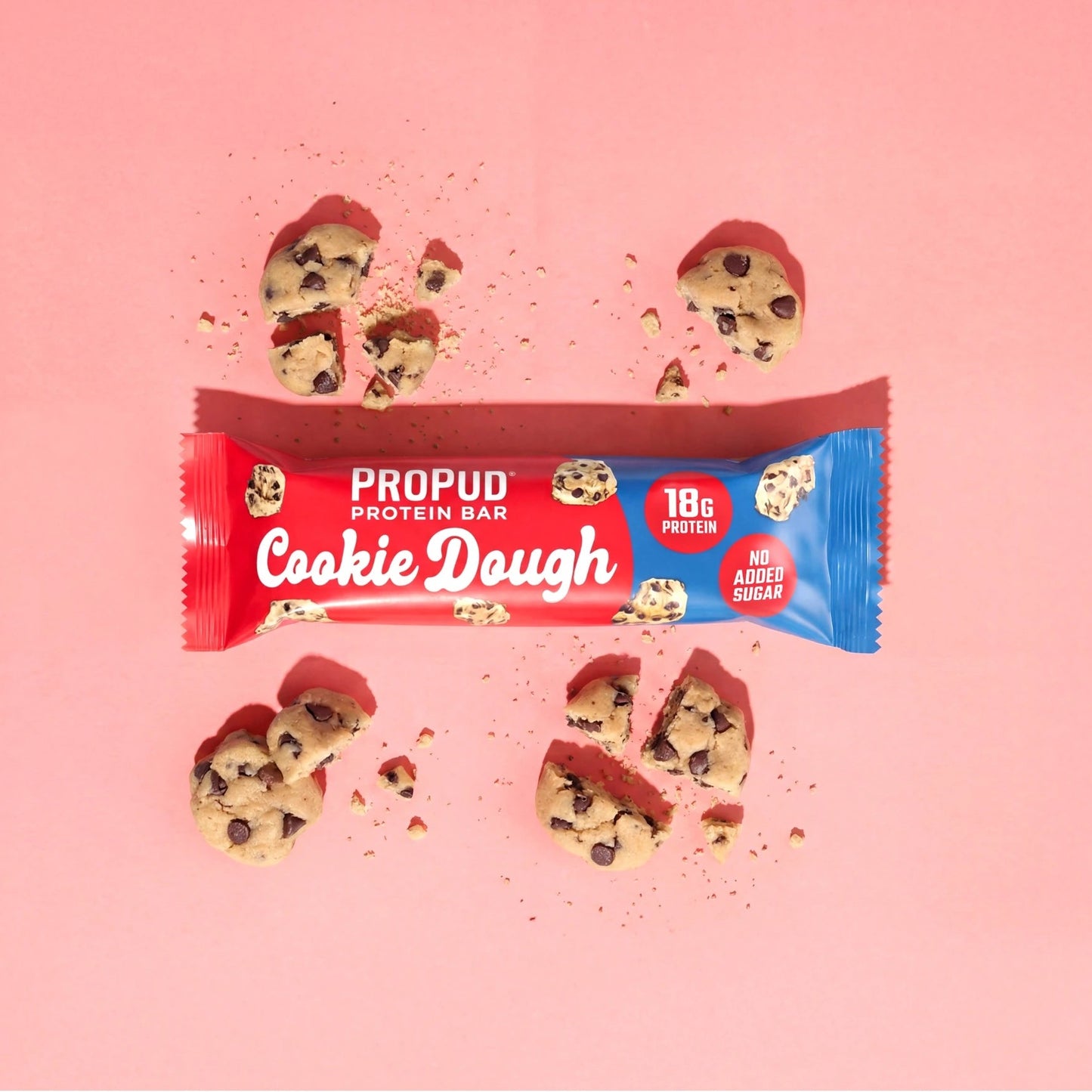 ProPud proteino batonėlis „cookie dough“ 12 x 55g