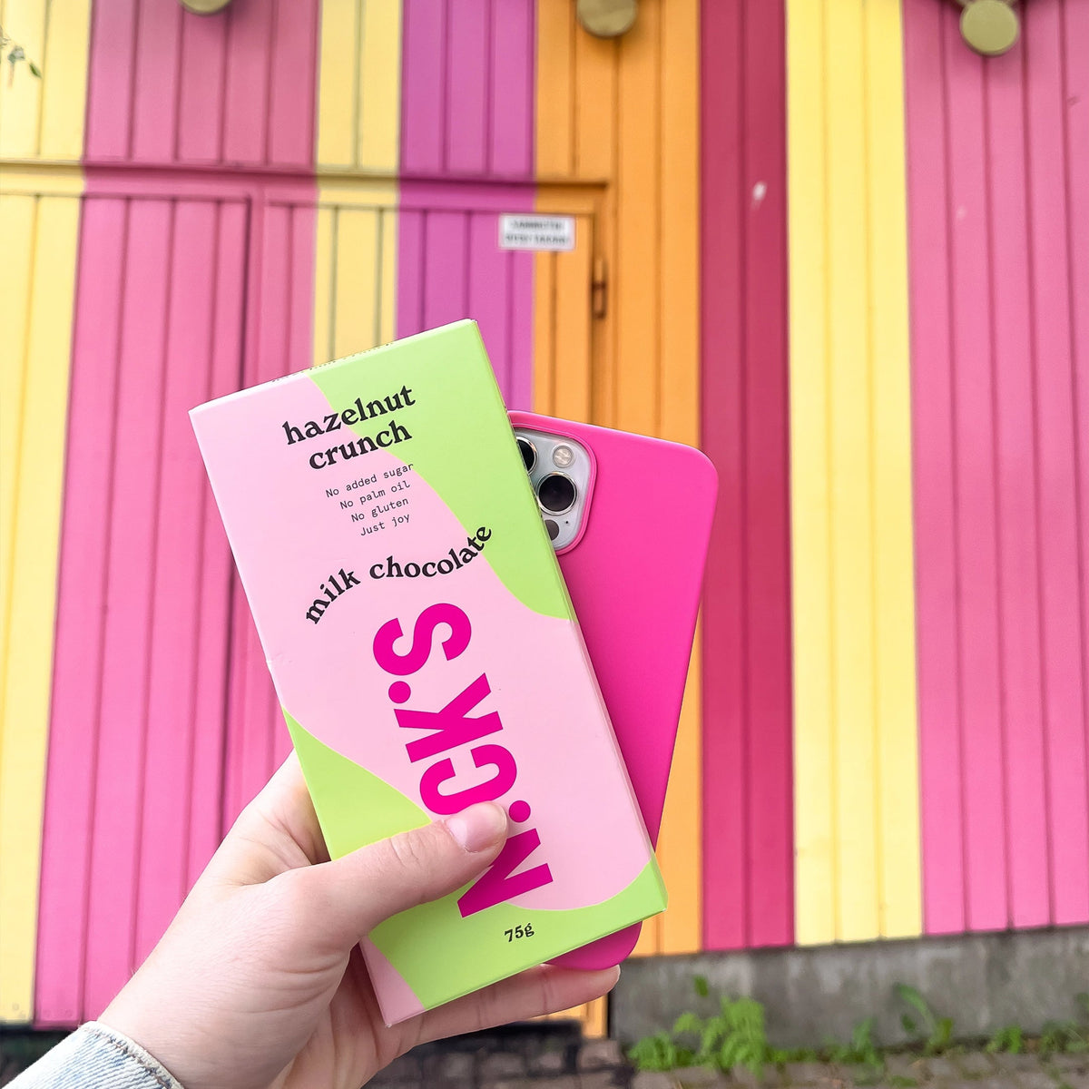 NICK’S Hazelnut Crunch Milk Chocolate Bar 75 g